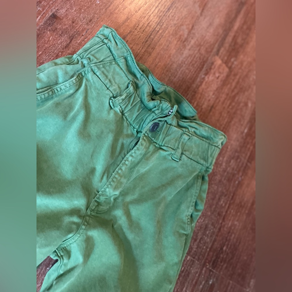 Kut From The Kloth Rachael High Rise Paper Bag Waist - Size 6 - Grass color - Picture 7 of 12